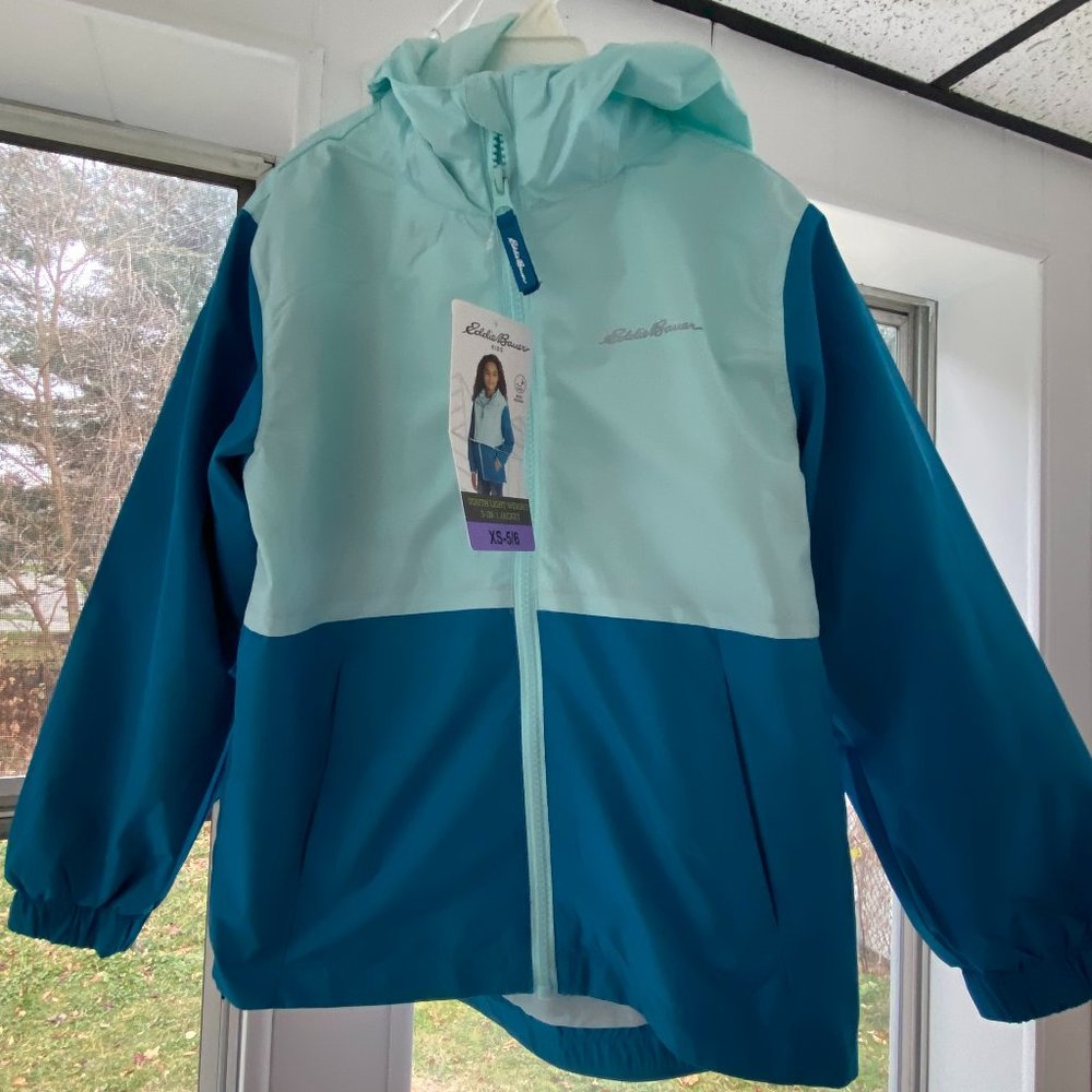 EDDIE BAUER YOUTH LIGHT WEIGHT 3-IN-1 JACKET sz XS 5-6